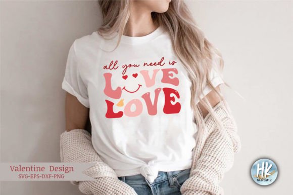 All You Need is Love Retro SVG