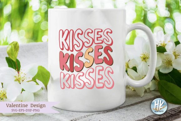 Kisses Retro SVG