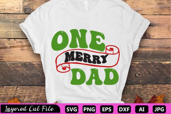 One Merry Dad RETRO SVG