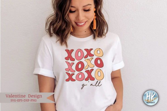 Xoxo Y All Retro SVG